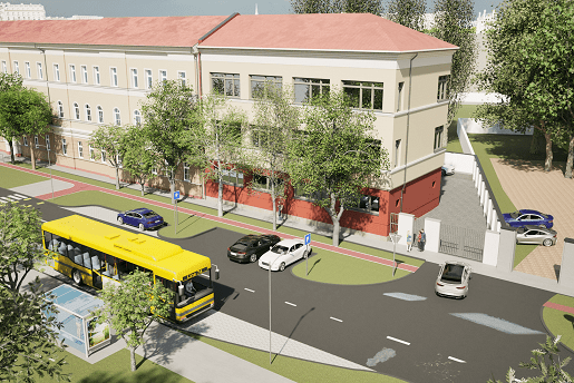Győr, Kálvária utcai Általános Iskola,  bővítés